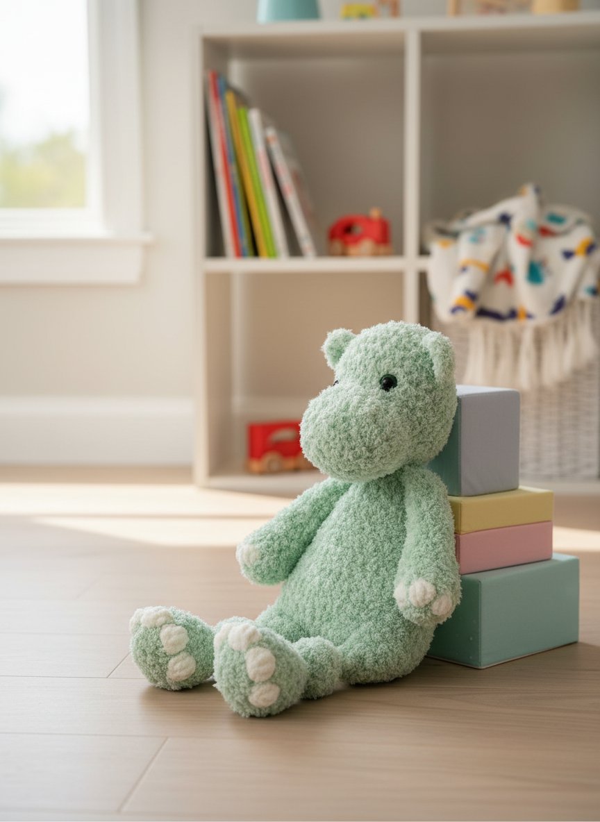 Hippo Knotted Lovey
