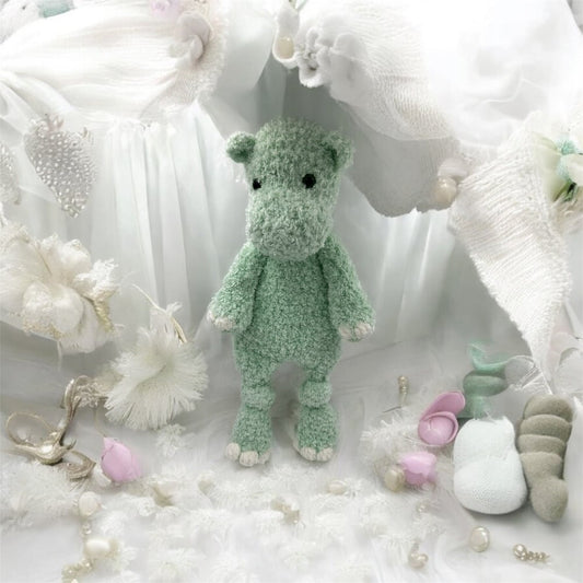 Hippo Knotted Lovey