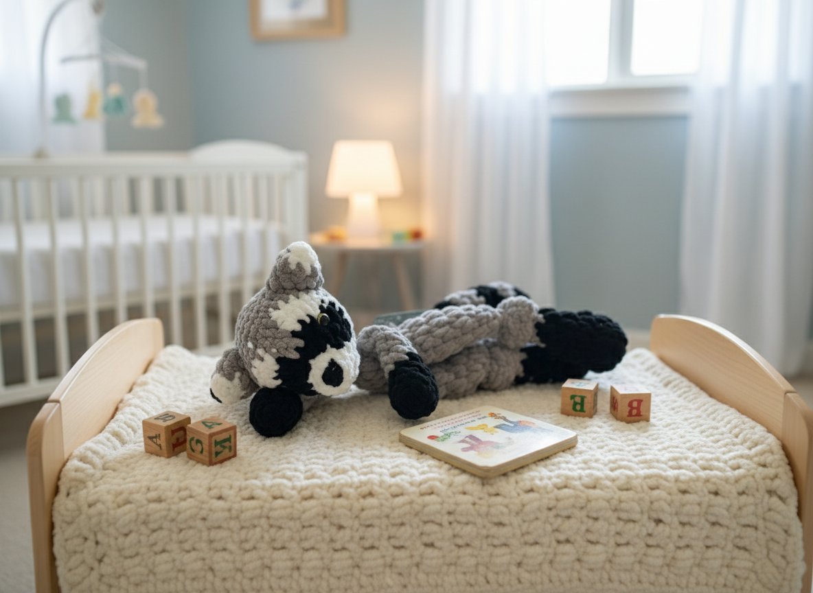 Little Raccoon Knotted Lovey