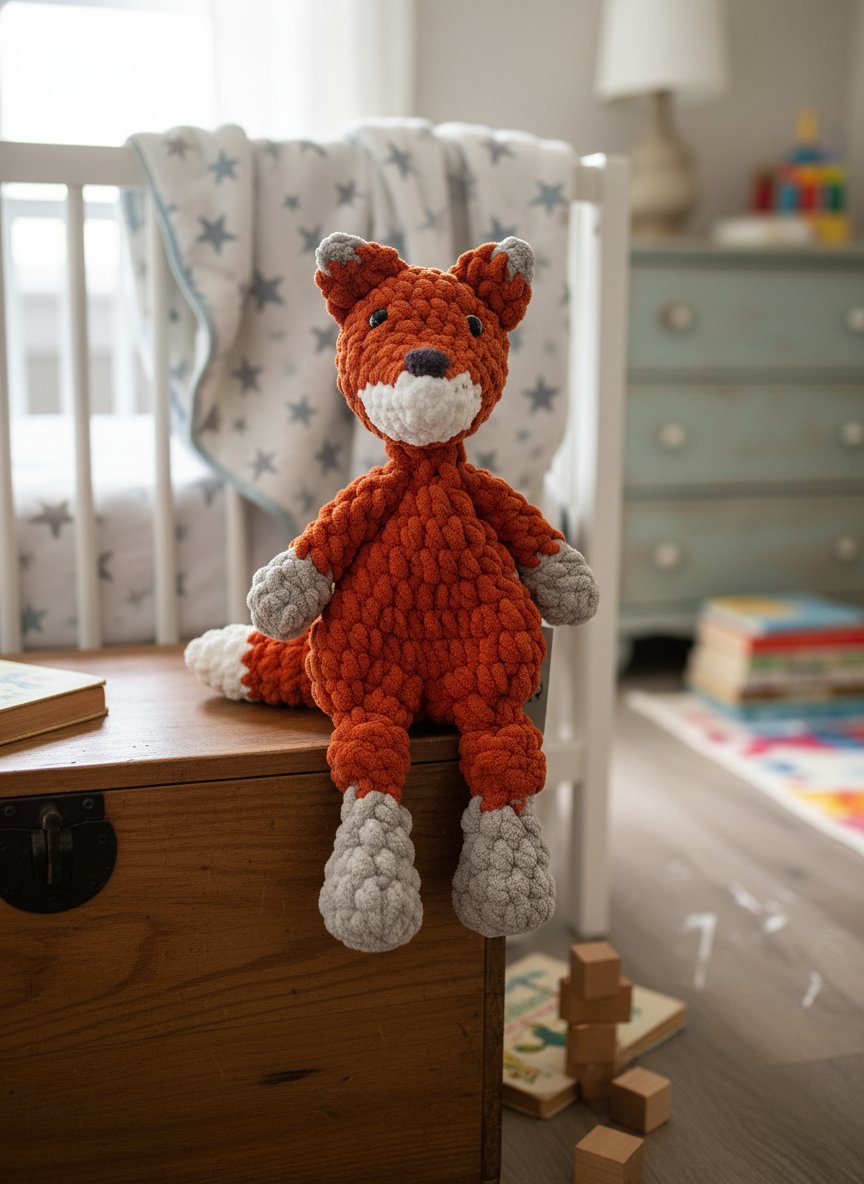Little Fox Knotted Lovey