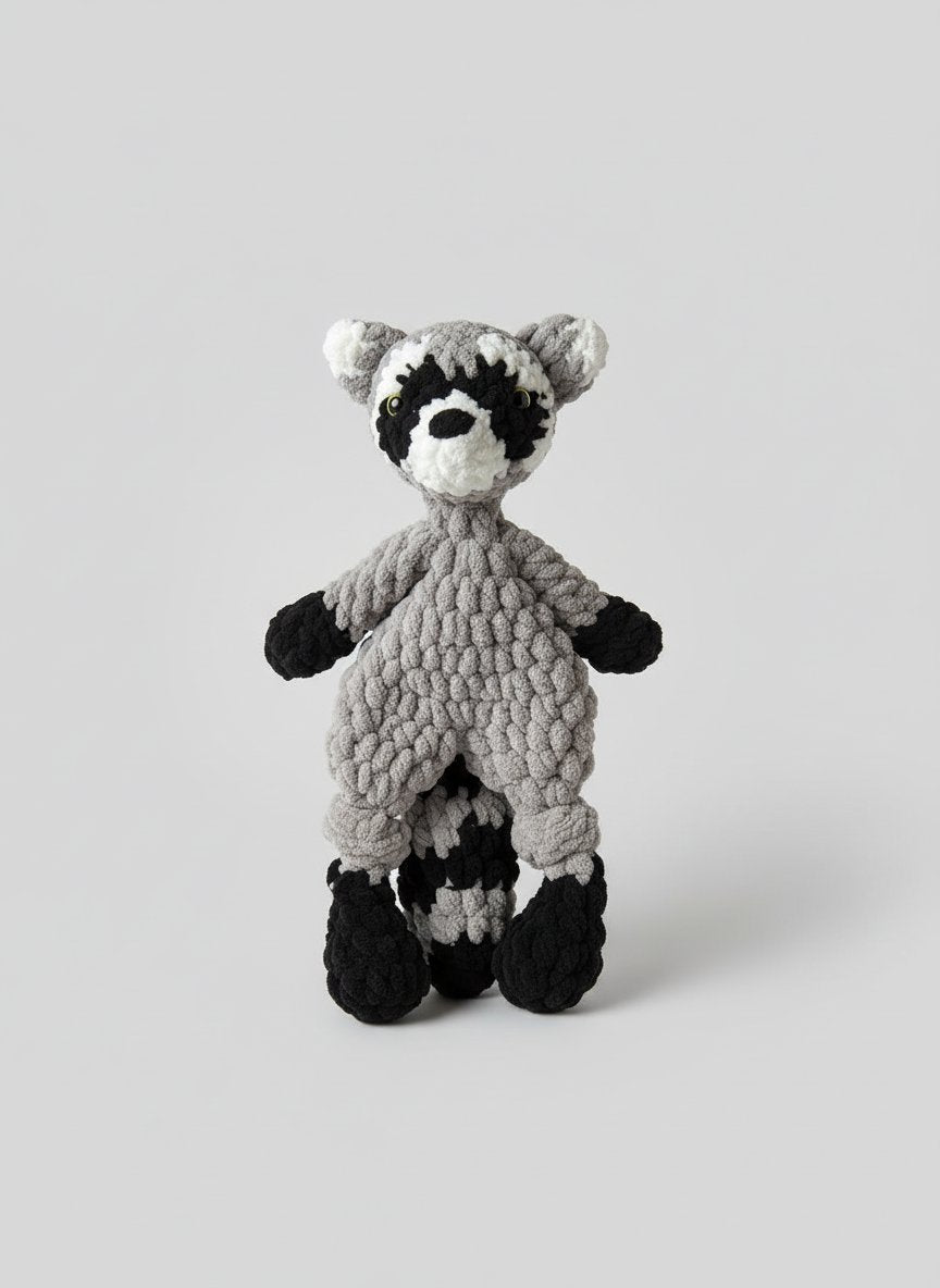 Little Raccoon Knotted Lovey