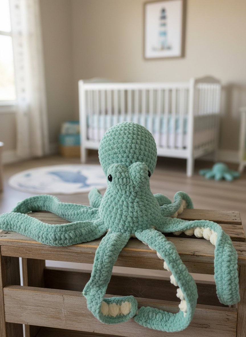 Large Anchor the Octopus Stuffy