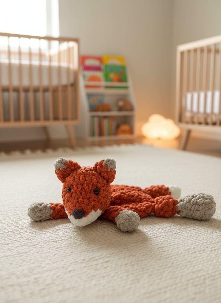 Little Fox Knotted Lovey