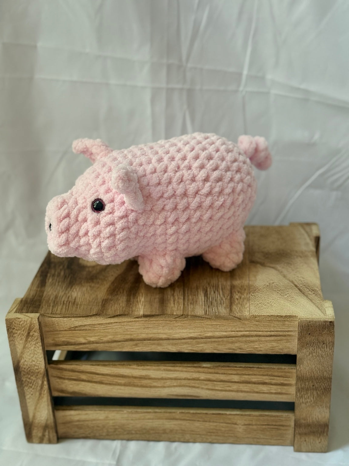 Piggy Stuffy handmade crochet pig