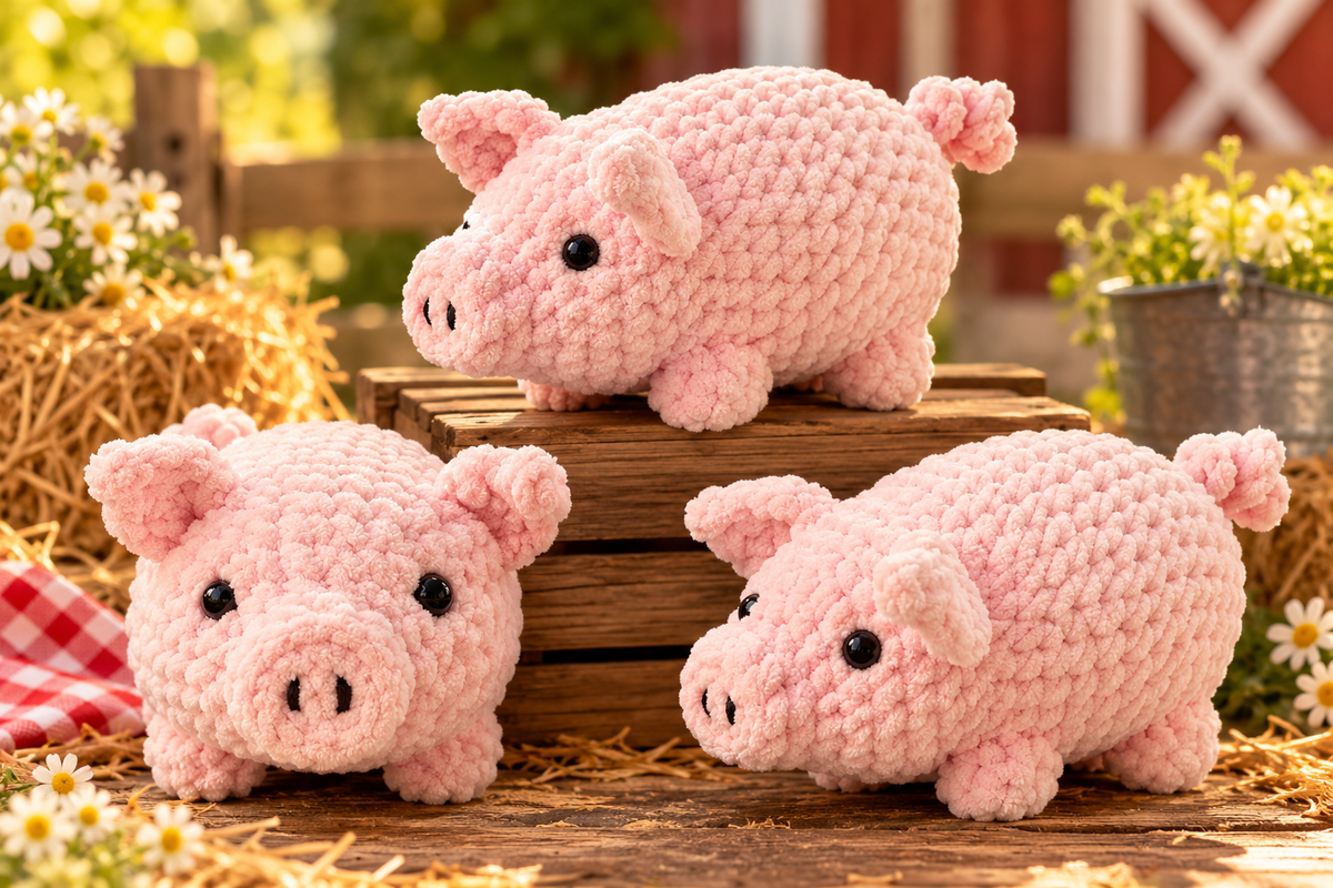 Piggy Stuffy polished farm-style product photo
