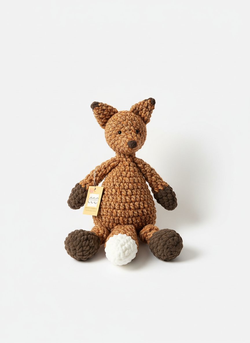 Fox Knotted Lovey