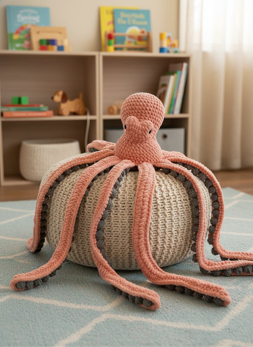 Large Anchor the Octopus Stuffy